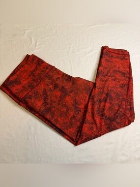 Lululemon Align 23” Lunar New Year Intricate Oasis Love Red Multi Leggings 14